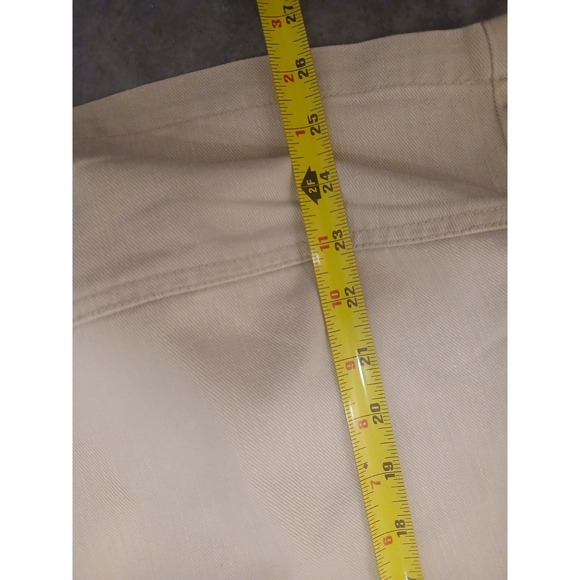 Vintage Marithe Francois Girbaud Beige Baggy Y2K Denim Jean Men Shorts Size 36 - Picture 7 of 11